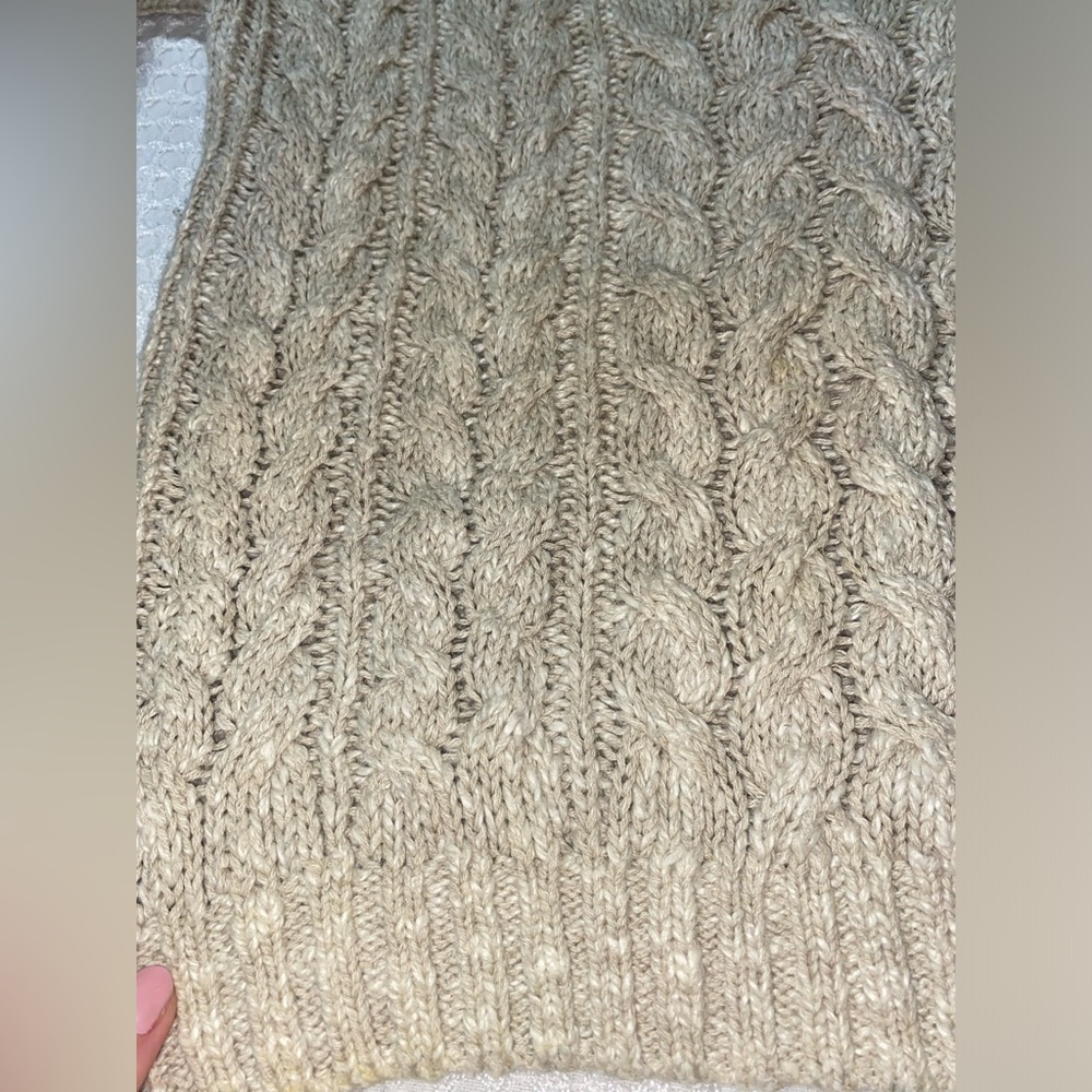 Linen Cable knit Sweater - Picture 12 of 12
